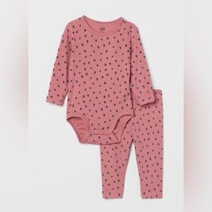 H&M Ribbed Cotton Set